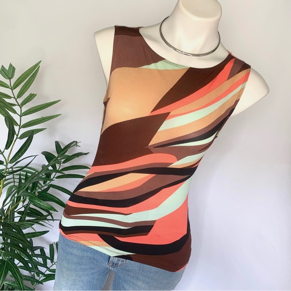 y 2 k :: Vintage Unique Y2K Abstract Mod Top - Picture 10 of 10